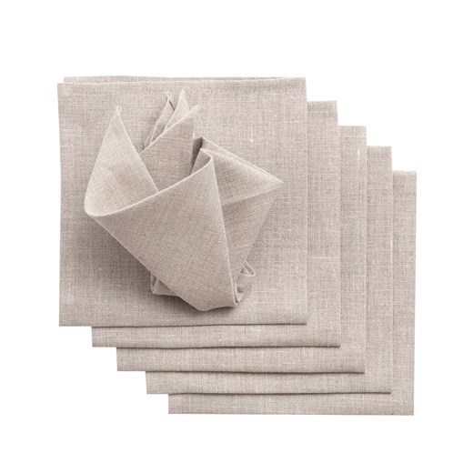 Komplet serwetek 6 szt. 42x42cm Linen 392-10 ze sklepu dekoria.pl w kategorii Tekstylia kuchenne - zdjęcie 173798530