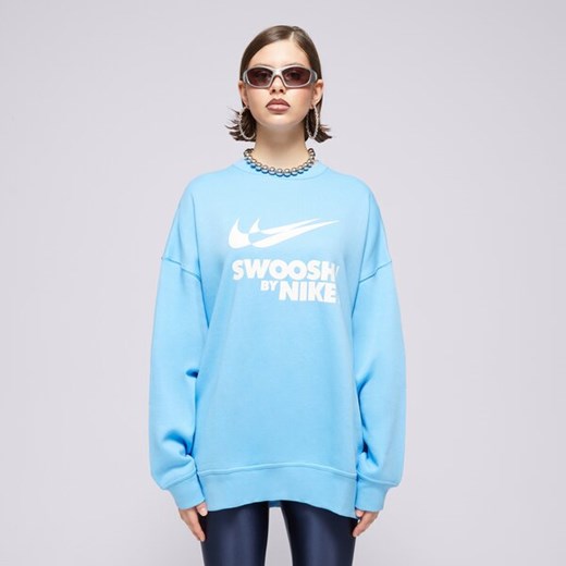 NIKE BLUZA W NSW FLC OS CREW GLS ze sklepu Sizeer w kategorii Bluzy damskie - zdjęcie 173798532