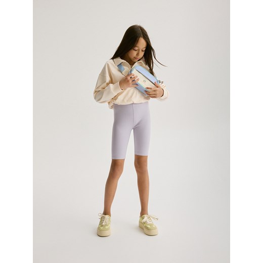 Reserved - Spodenki kolarki - lawendowy Reserved 140 (9 lat) Reserved