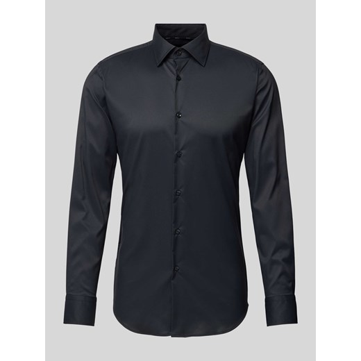 Koszula biznesowa o kroju slim fit z drobnego twillu z dodatkiem streczu ze sklepu Peek&Cloppenburg  w kategorii Koszule męskie - zdjęcie 173802913