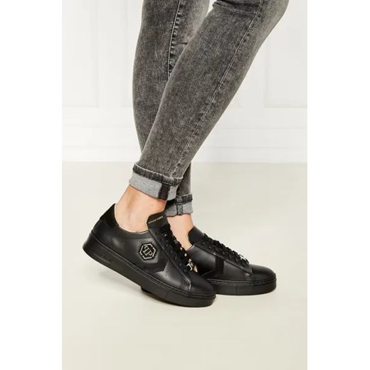 Philipp Plein Skórzane sneakersy Arrow Force 36 Gomez Fashion Store