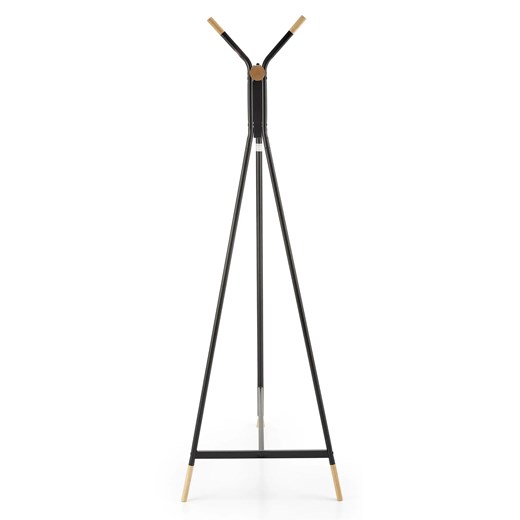 Czarny minimalistyczny stojący wieszak na ubrania - Zephyr Elior One Size Edinos.pl