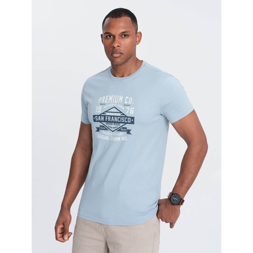 T-shirt męski Ombre bawełniany