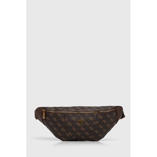 Guess nerka kolor brązowy ze sklepu ANSWEAR.com w kategorii Nerki - zdjęcie 173814550