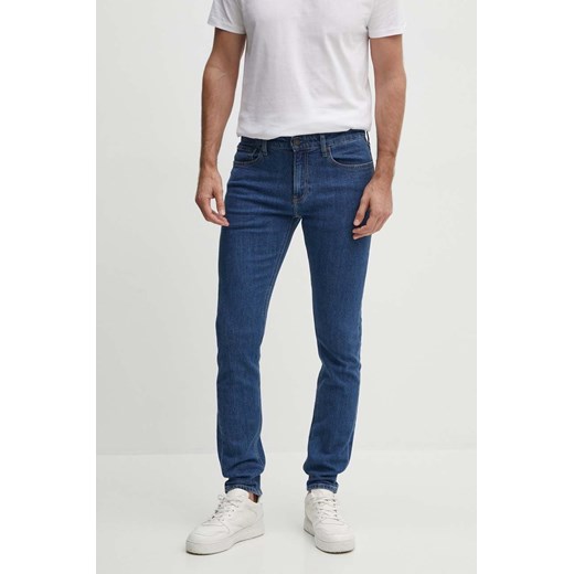 Calvin Klein jeansy męskie kolor niebieski K10K113642 ze sklepu ANSWEAR.com w kategorii Jeansy męskie - zdjęcie 173814924