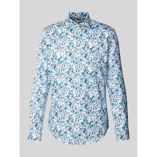 Koszula biznesowa o kroju slim fit z kołnierzykiem typu cutaway ze sklepu Peek&Cloppenburg  w kategorii Koszule męskie - zdjęcie 173816132