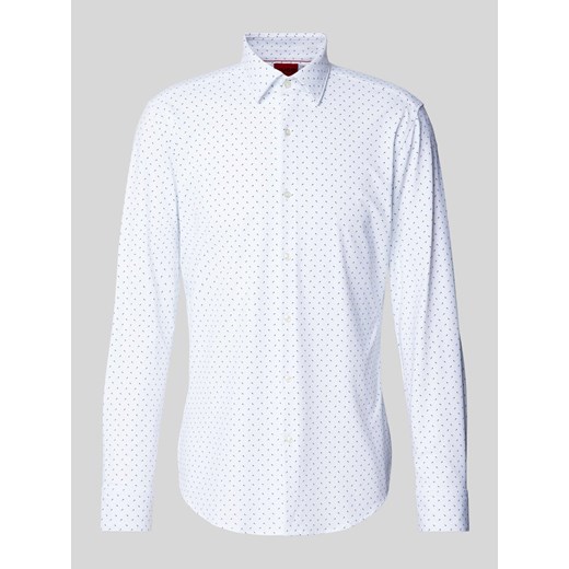 Koszula biznesowa o kroju slim fit z bawełny model ‘Kenno’ ze sklepu Peek&Cloppenburg  w kategorii Koszule męskie - zdjęcie 173816264