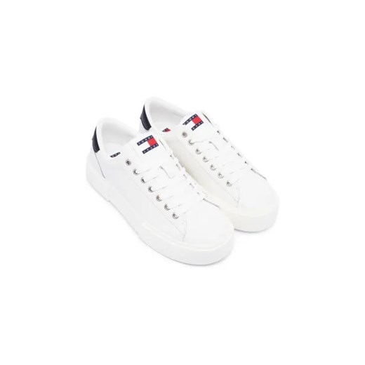 Buty sportowe damskie Tommy Jeans sneakersy skórzane
