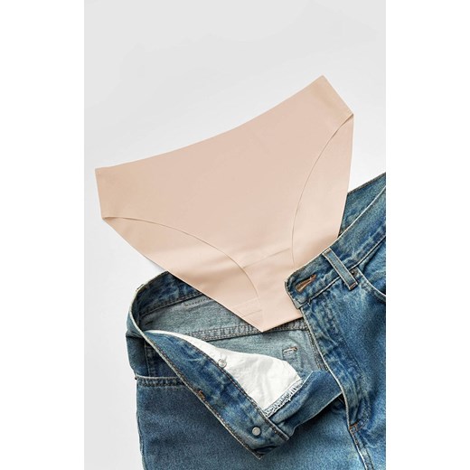 3-pak figi damskie bezszwowe beżowe Blanca, Kolor beżowy, Rozmiar 36, Gorteks ze sklepu Intymna w kategorii Majtki damskie - zdjęcie 173819710