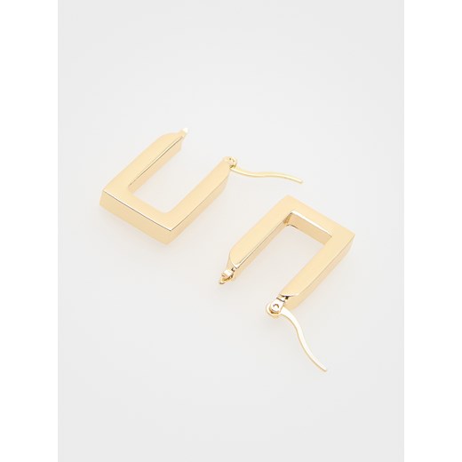 Reserved - Pozłacane kolczyki - złoty Reserved ONE SIZE Reserved