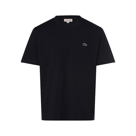 Lacoste Koszulka męska Mężczyźni Bawełna granatowy jednolity ze sklepu vangraaf w kategorii T-shirty męskie - zdjęcie 173822400