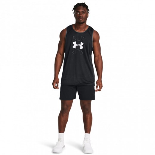 Męskie spodenki do koszykówki Under Armour UA Zone Woven Short - czarne ze sklepu Sportstylestory.com w kategorii Spodenki męskie - zdjęcie 173822714