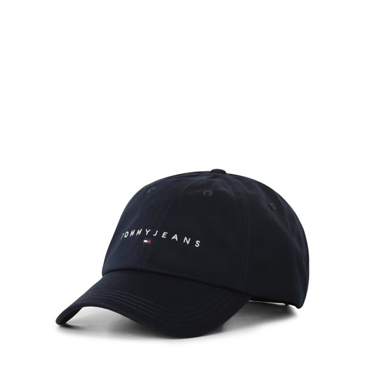 Tommy Jeans Czapka damska Kobiety Bawełna granatowy jednolity ze sklepu vangraaf w kategorii Czapki z daszkiem damskie - zdjęcie 173823794