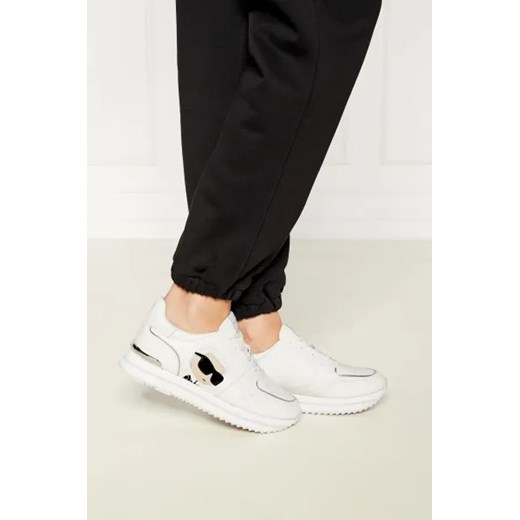 Buty sportowe damskie Karl Lagerfeld sneakersy z tworzywa sztucznego