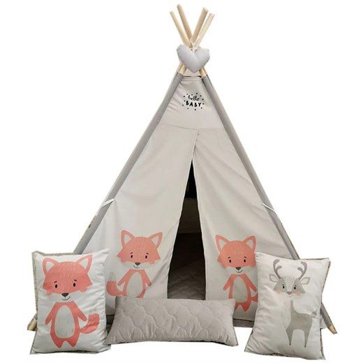 Wigwam dziecięcy lisek N5-F15 ze sklepu Edinos.pl w kategorii Łóżka dziecięce - zdjęcie 173828784