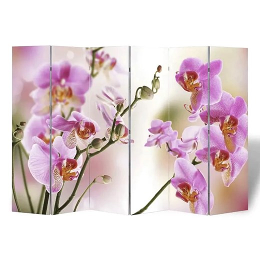 Kolorowy parawan w kwiaty N0-G71 - id: 24717 - marki Elior - 173828911 Kolorowy parawan w kwiaty N0-G71 ze sklepu Edinos.pl w kategorii Meble - zdjęcie 173828911
