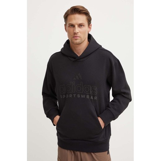 adidas bluza All SZN męska kolor czarny z kapturem IX1266 ze sklepu ANSWEAR.com w kategorii Bluzy męskie - zdjęcie 173831992