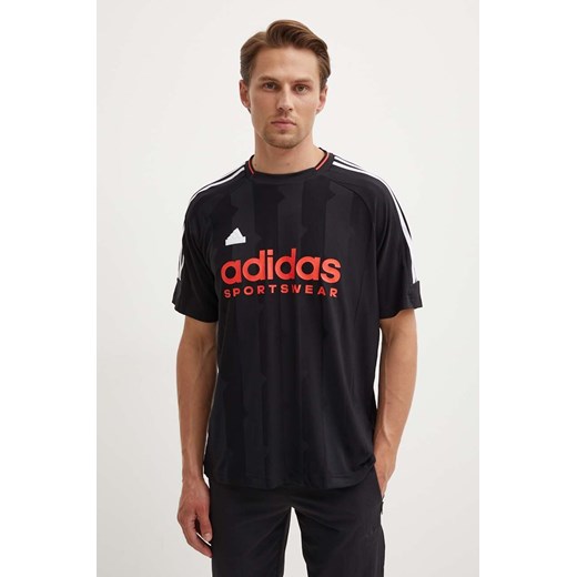 adidas t-shirt Tiro męski kolor czarny z nadrukiem IW3586 ze sklepu ANSWEAR.com w kategorii T-shirty męskie - zdjęcie 173832492