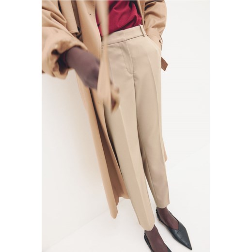 H & M - Spodnie cygaretki - Beżowy H & M 32 H&M