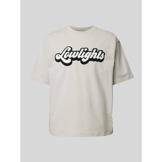 T-shirt z detalem z logo model ‘TRENDY’ ze sklepu Peek&Cloppenburg  w kategorii T-shirty męskie - zdjęcie 173833841