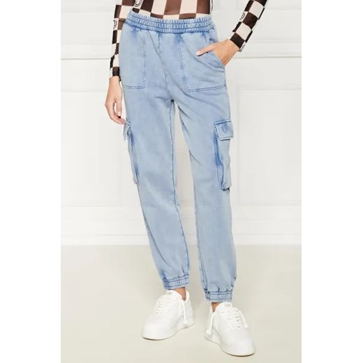 Hugo Blue Spodnie Nafilia | Regular Fit ze sklepu Gomez Fashion Store w kategorii Spodnie damskie - zdjęcie 173835481