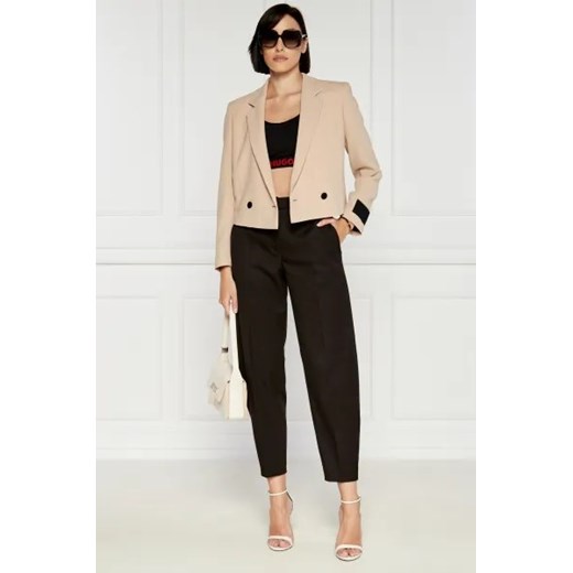 HUGO Spodnie Hazana | Loose fit 42 Gomez Fashion Store