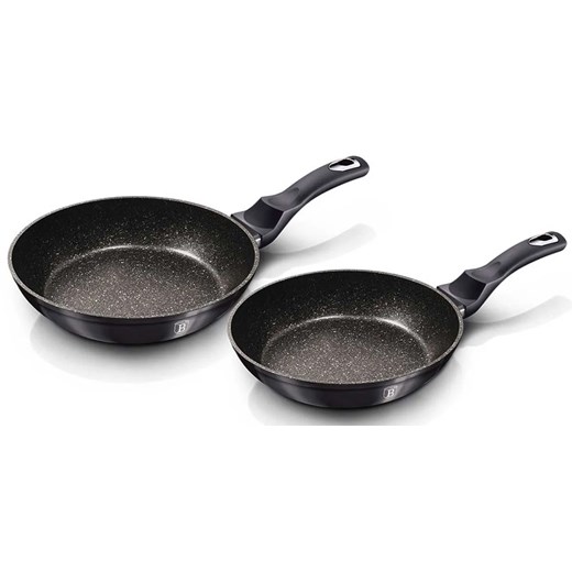 Komplet 2 aluminiowych patelni R9-L80 ze sklepu Edinos.pl w kategorii Naczynia - zdjęcie 173838111
