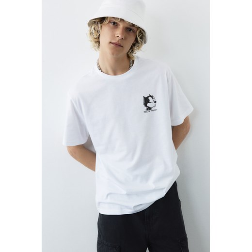 H & M - T-shirt Regular Fit - Biały ze sklepu H&M w kategorii T-shirty męskie - zdjęcie 173838642