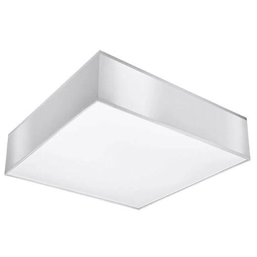 Biały kwadratowy plafon sufitowy R5-T20 ze sklepu Edinos.pl w kategorii Lampy sufitowe - zdjęcie 173839544