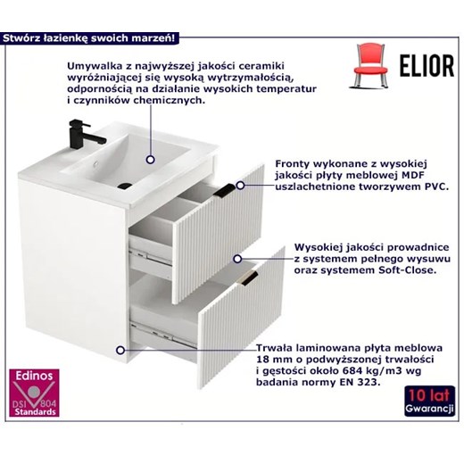 Szafka/regał łazienkowy Elior 