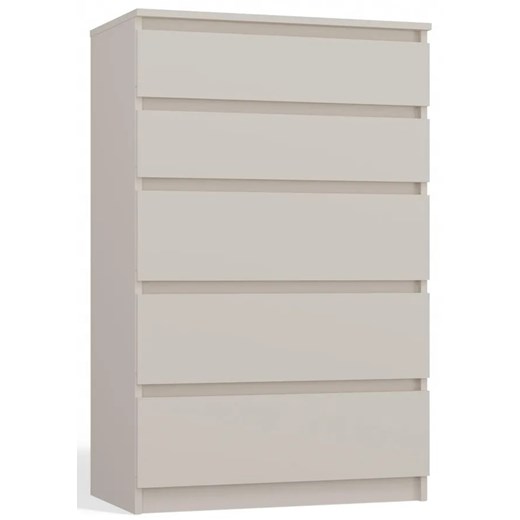 Minimalistyczna Komoda Z 5 Szufladami Kaszmir T1-M68 ze sklepu Edinos.pl w kategorii Komody - zdjęcie 173840202