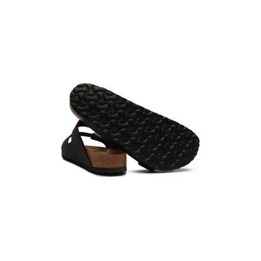 Klapki męskie BIRKENSTOCK skórzane na lato bez zapięcia