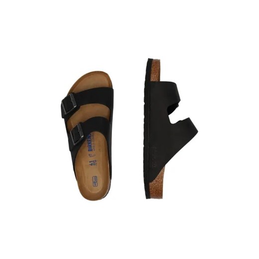 Klapki męskie BIRKENSTOCK bez zapięcia skórzane