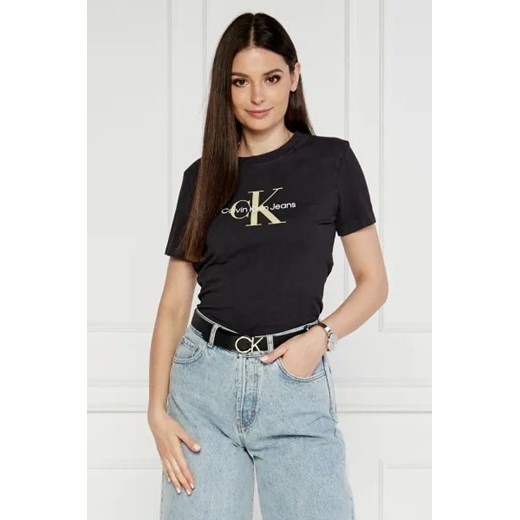 CALVIN KLEIN JEANS T-shirt ARCHIVAL MONOLOGO | Regular Fit XS okazja Gomez Fashion Store