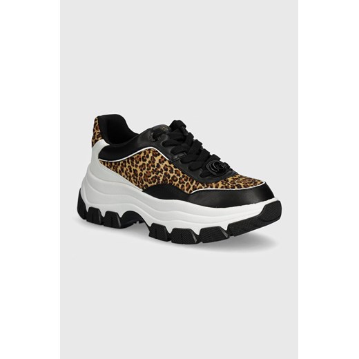 Guess sneakersy BERRETT kolor czarny FLTBER PEL12 ze sklepu ANSWEAR.com w kategorii Buty sportowe damskie - zdjęcie 173844244