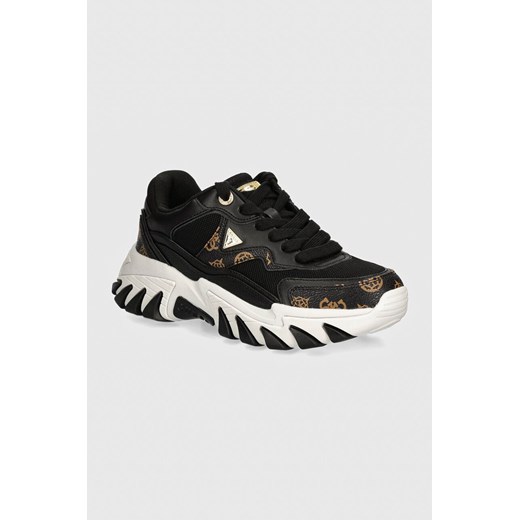 Guess sneakersy NOWAH kolor czarny FLTNOW FAL12 ze sklepu ANSWEAR.com w kategorii Buty sportowe damskie - zdjęcie 173844274