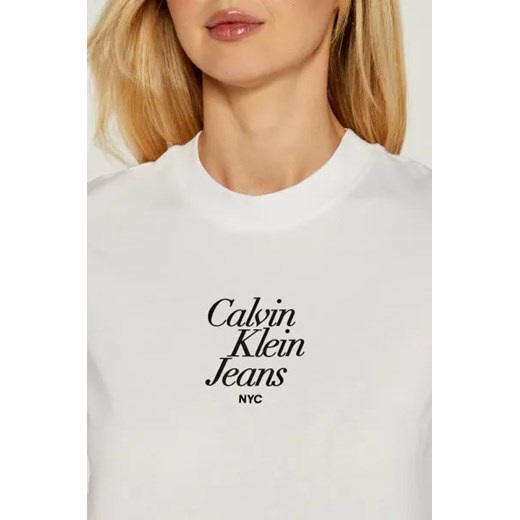 Bluzka damska Calvin Klein z bawełny