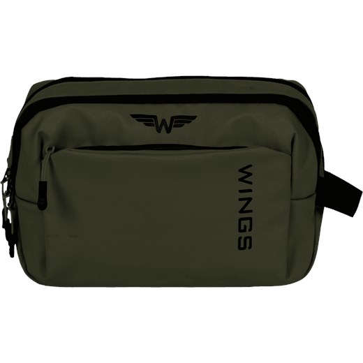 WINGS Kosmetyczka podróżna ROOK dark green ze sklepu WINGS w kategorii Torby podróżne - zdjęcie 173850664