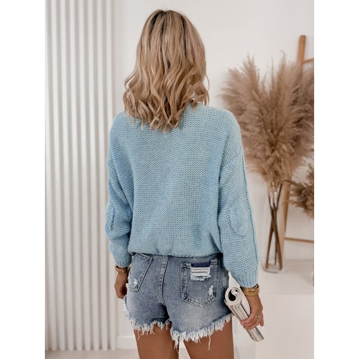 sweter pasen błękitny one size ONE SIZE UBRA