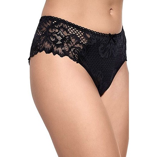 Koronkowe figi damskie czarne 202, Kolor czarny, Rozmiar M, Gabidar ze sklepu Intymna w kategorii Majtki damskie - zdjęcie 173853241