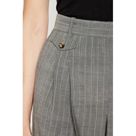 BOSS BLACK Wełniane spodnie Tetiama | Loose fit 42 Gomez Fashion Store