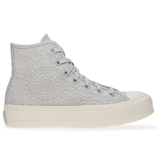 Buty Converse Chuck Taylor All Star Lift Platform Butterflies A07538C - szare ze sklepu streetstyle24.pl w kategorii Trampki damskie - zdjęcie 173856973