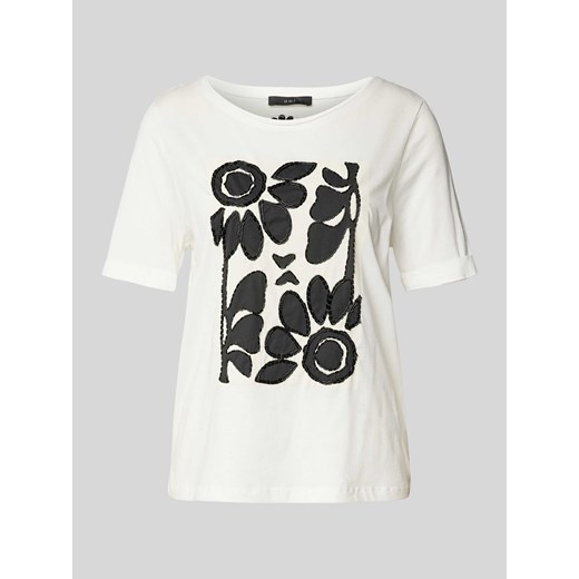 T-shirt zdobiony kamieniami ze sklepu Peek&Cloppenburg  w kategorii Bluzki damskie - zdjęcie 173857303