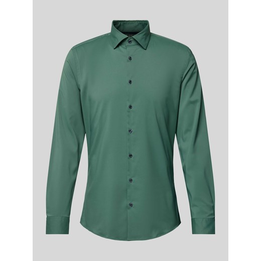 Koszula biznesowa o kroju Super Slim Fit z kołnierzykiem typu kent ze sklepu Peek&Cloppenburg  w kategorii Koszule męskie - zdjęcie 173857312