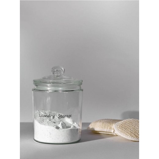 Sinsay - Pojemnik na proszek do prania - biały Sinsay One Size Sinsay