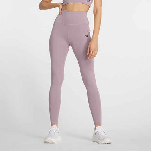 Legginsy damskie New Balance WP41127ICW – różowe ze sklepu New Balance Poland w kategorii Spodnie damskie - zdjęcie 173859020