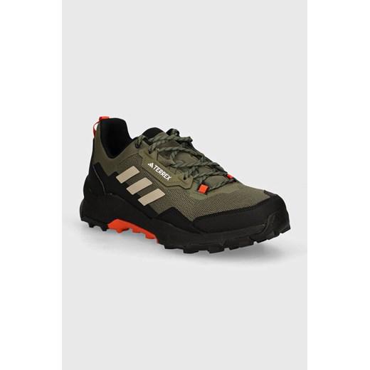 adidas TERREX buty AX4 męskie kolor zielony IG6575 ze sklepu ANSWEAR.com w kategorii Buty trekkingowe męskie - zdjęcie 173860070
