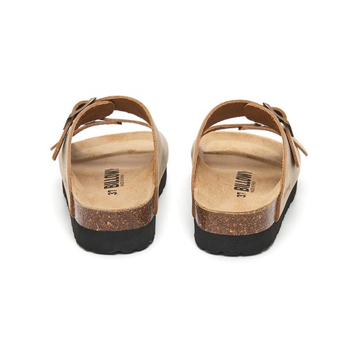 billowy Skórzane klapki w kolorze brązowym Billowy 38 wyprzedaż Limango Polska