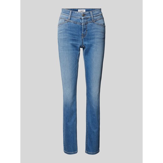 Jeansy o kroju slim fit z ozdobnymi szwami model ‘PARLA SEAM’ ze sklepu Peek&Cloppenburg  w kategorii Jeansy damskie - zdjęcie 173863362