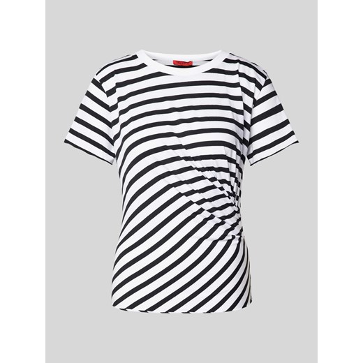 T-shirt z marszczeniem model ‘Agadir’ ze sklepu Peek&Cloppenburg  w kategorii Bluzki damskie - zdjęcie 173864124